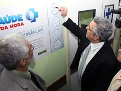 Ministro da Saúde visita o HRS