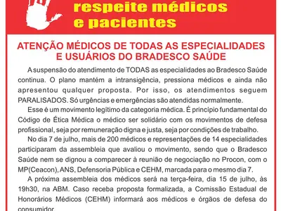 Bradesco Saúde: Respeite Médicos e Pacientes