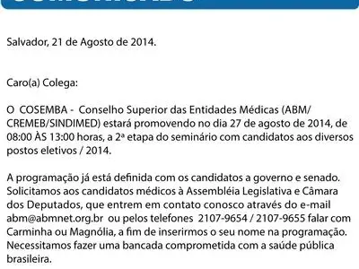 2ª Etapa do Encontro com Candidatos a Cargos Eletivos