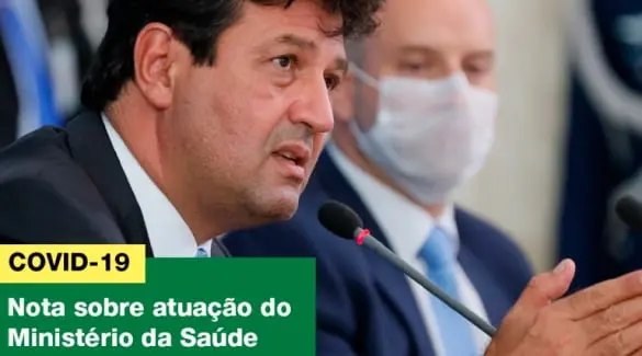 COVID-19: Nota sobre atuação do Ministério Da Saúde