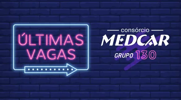 Últimas vagas do Grupo 130 do consórcio ABM MedCar!! 